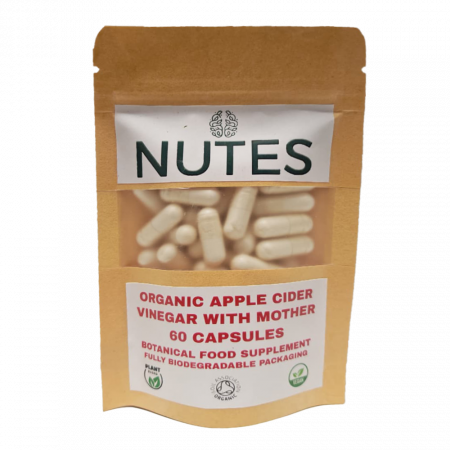 Nutes Organic Apple Cider Vinegar Capsules
