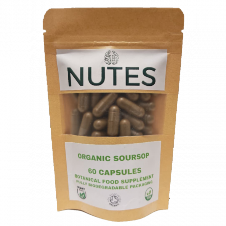 Nutes Organic Soursop (Graviola) Capsules
